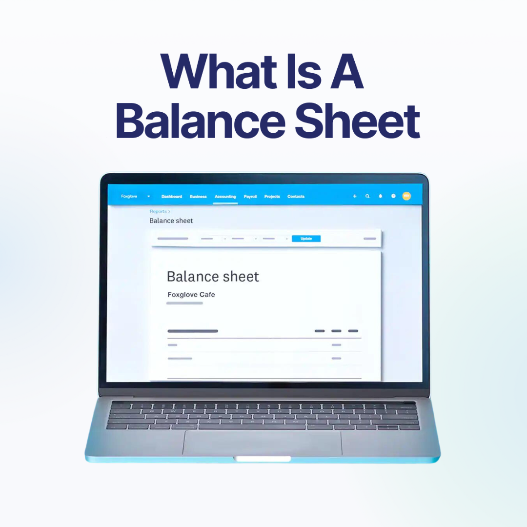 A xero balance sheet